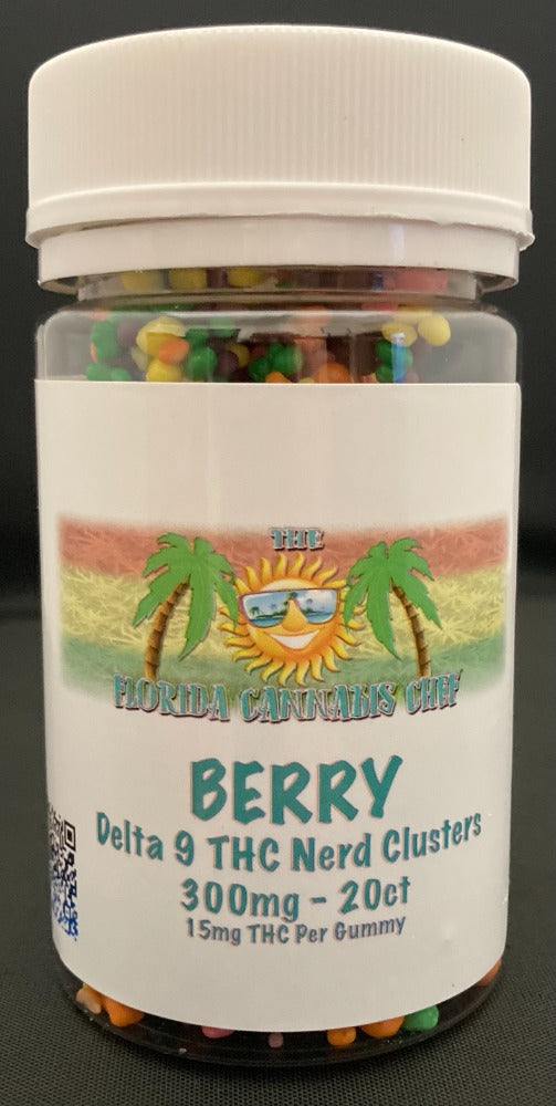 Berry Nerd Clusters 300mg THC