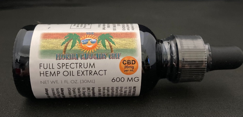 Full Spectrum 600mg Hemp Oil Extract