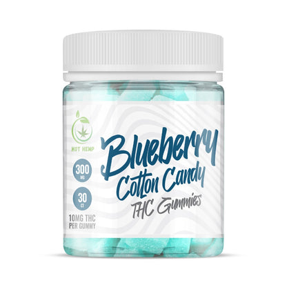 Blueberry Cotton Candy THC Gummies 300mg