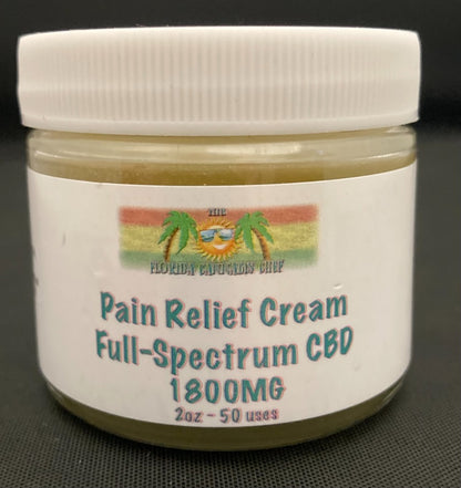 Pain Relief Cream 1800mg Full Spectrum CBD