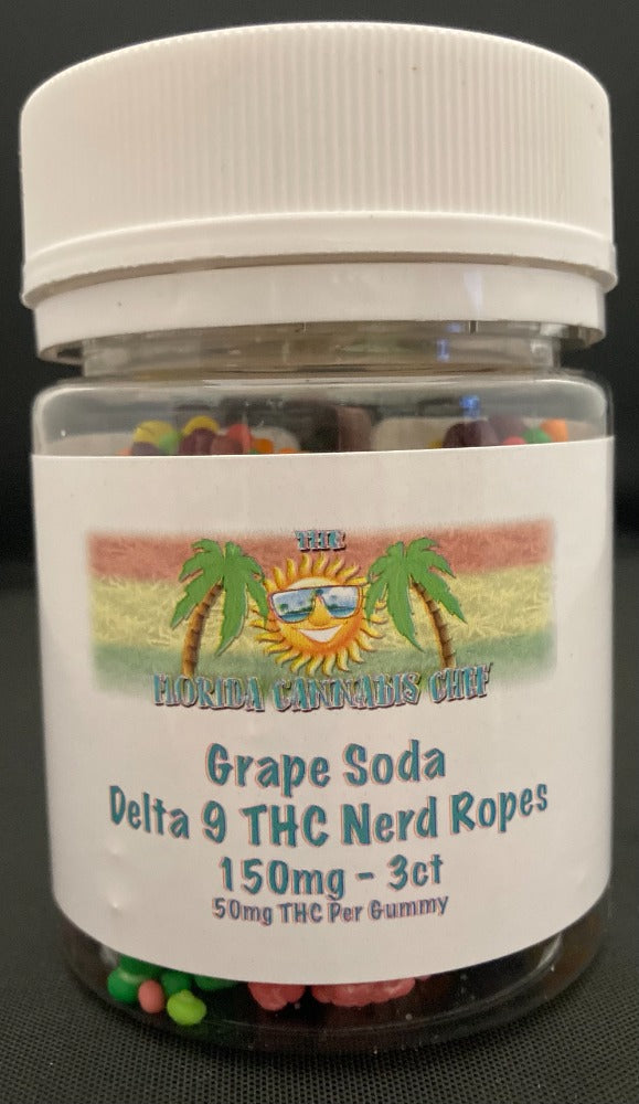 Grape Soda Nerd Ropes 150mg THC