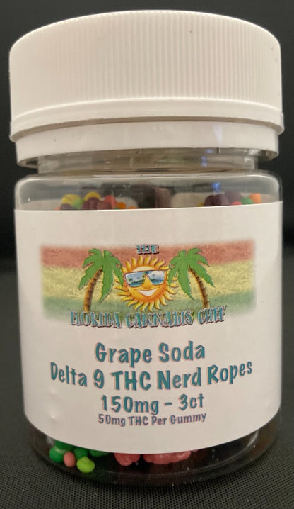 Grape Soda Nerd Ropes 150mg THC